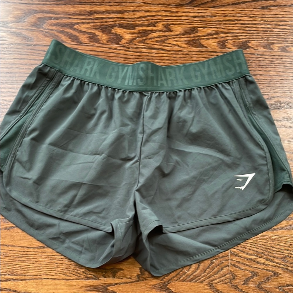 Gymshark Forest Green Workout Shorts